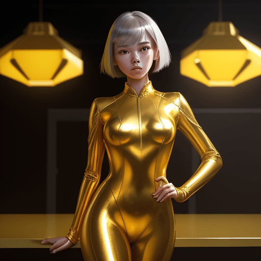 AI generated: eloquent fashion renders by julian, in the style of ilya kuvshinov, golden light, exotic realism, da...