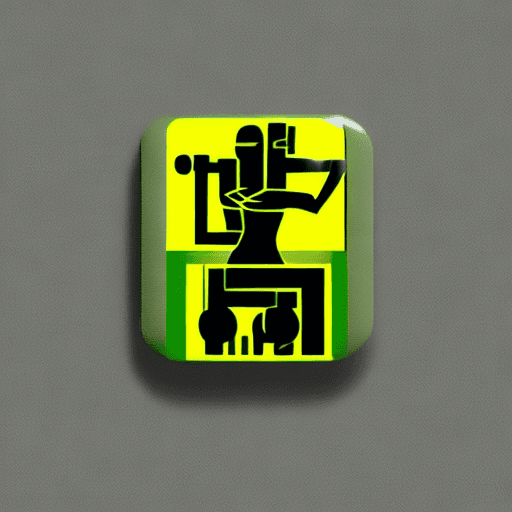 AI generated: Generate a fitness-themed badge for the monthly task completion.
Design a badge with green and yello...