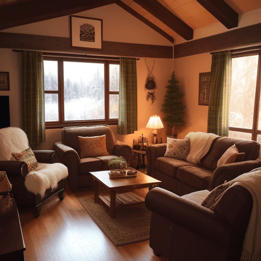 AI generated: My home is cozy and warm. 
