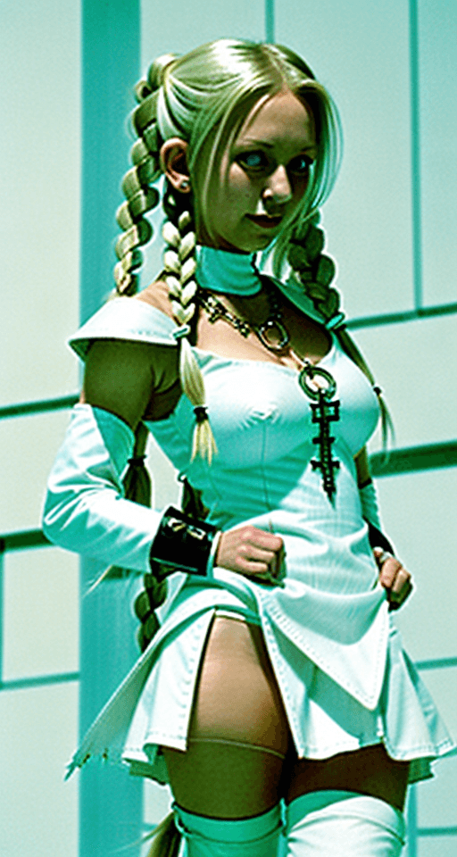 AI generated: source_anime, rating_explicit, country background, open mouth, pleasure-face, 1girl, blonde hair, po...