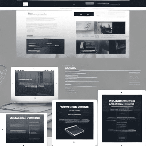 AI generated: Website wireframe