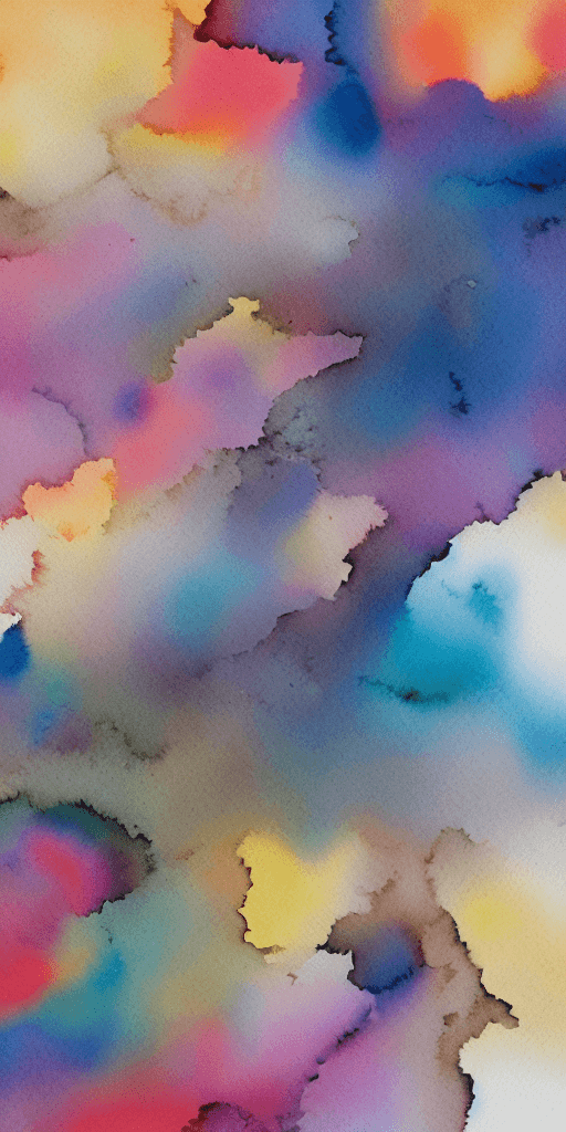 AI generated: extra beautiful colorful  full page antique lithograph abstract watercolor brushstrokes, muted color...