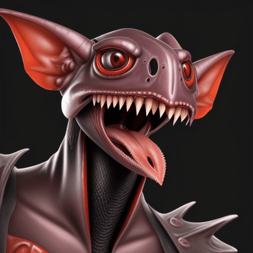 AI generated: Male drider from BG3, giving oral.