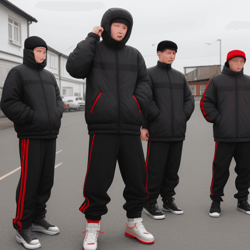 AI generated: kyrgyz roadman drill boys
