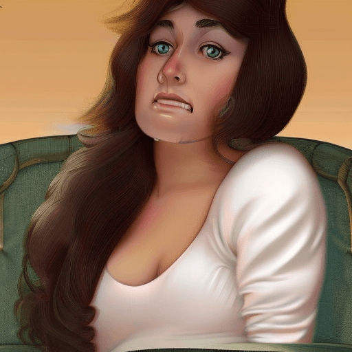 AI generated: Generate a porn image of a dark haired girl, curly long hair, brown innocent eyes. Pretty abundant t...