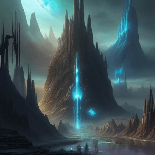 AI generated: Epic Landscapes: Incorporate epic landscapes or environments from popular video games, like futurist...