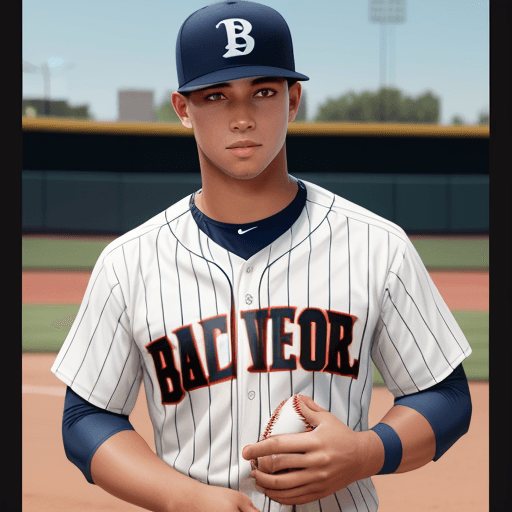 AI generated: baseball player
