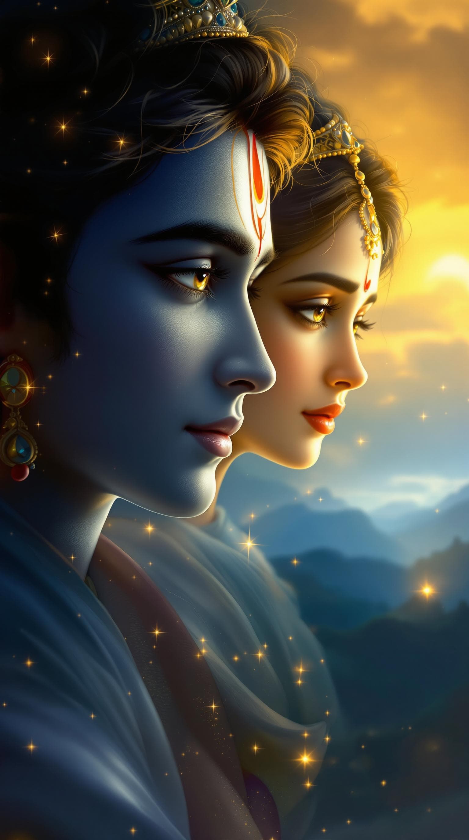AI generated: "An ultra-high quality (16K) digital painting of a mysterious and thought-provoking scene of Lord Kr...