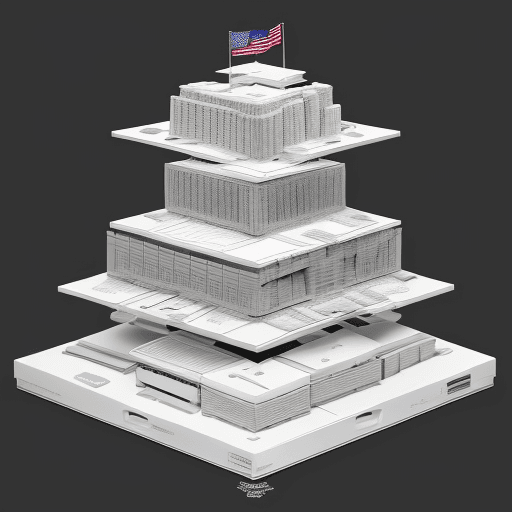 AI generated: draw this model: Three-Layered Model of the U.S. Healthcare System's Response to COVID-19
Structure ...