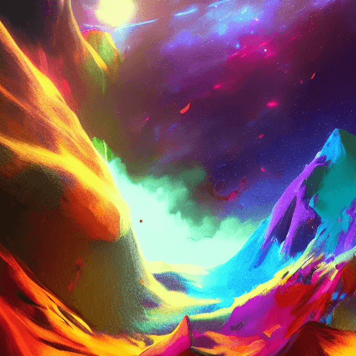 AI generated:  vivid, bold, and often unnatural colors, as well as simplified forms and expressive brushwork    wo...