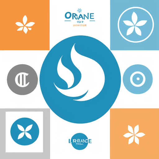 AI generated: Design a brandable image or logo that depicts a oriange, suitable for printing as a logo in a standa...