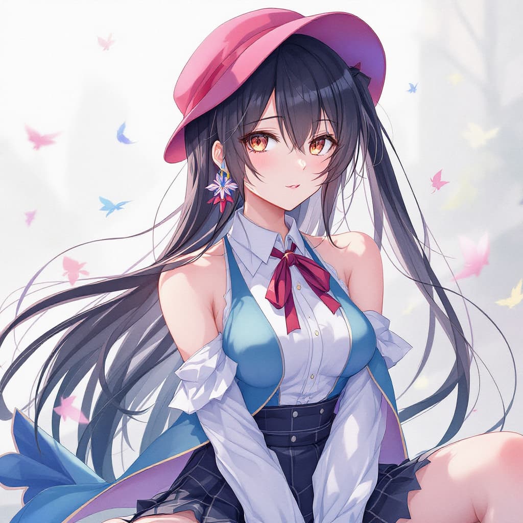 AI generated: anime woman
