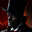 AI generated: (masterpiece of the highest quality:1.2), (ultra detailed), 1man, detailed face, glowing red eyes, b...