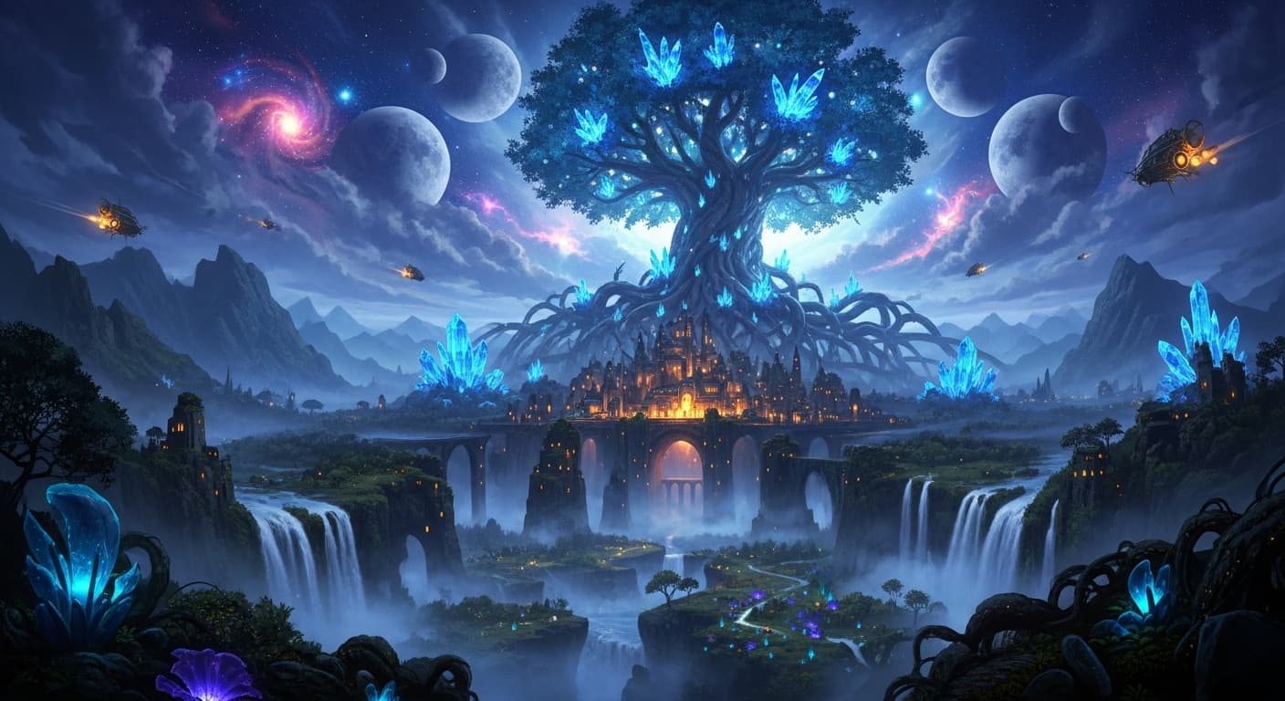 AI generated: detailed matte painting, deep color, fantastical, intricate detail, splash screen, complementary col...
