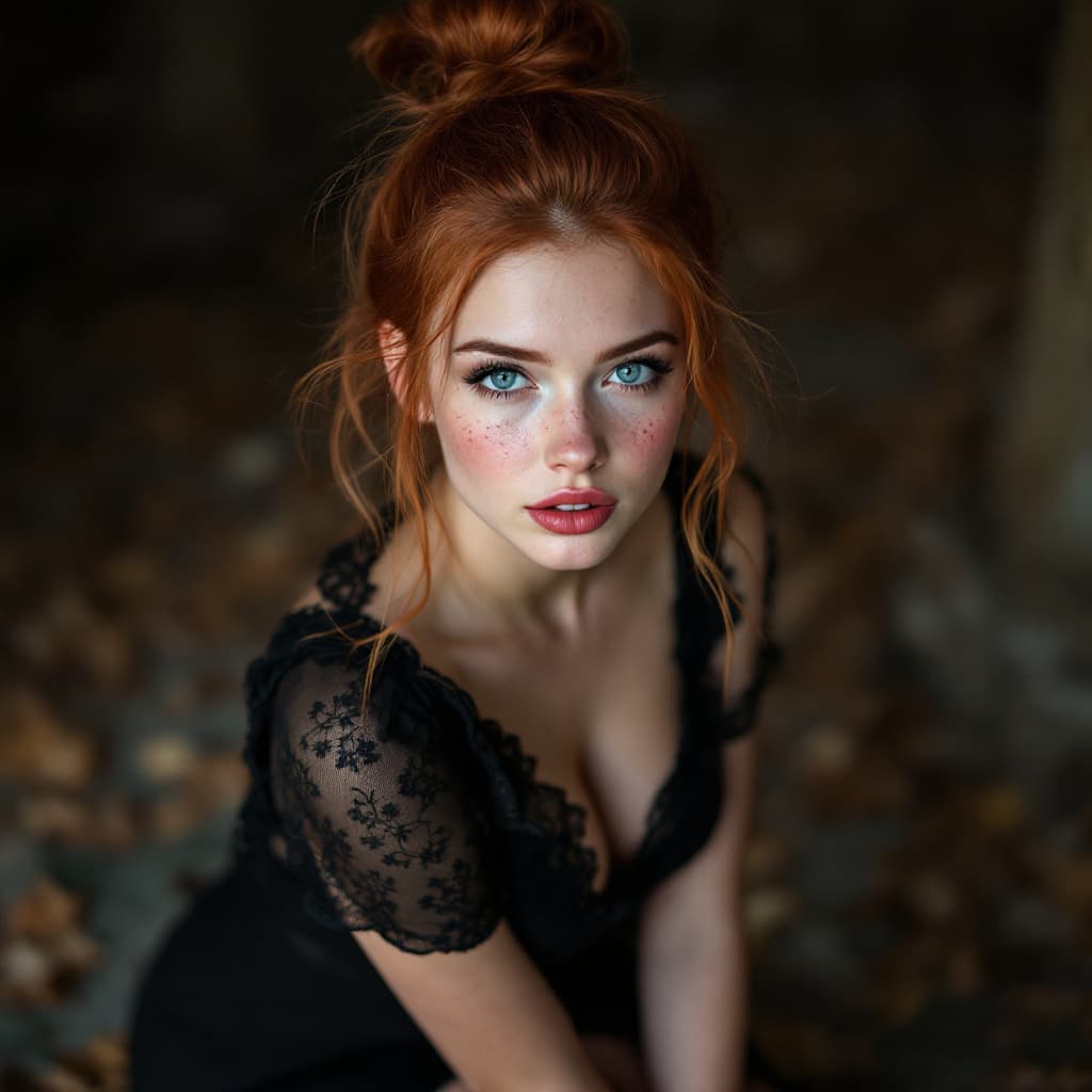 AI generated: Photo of a ultra realistic headshot (full face and hair visible) of a model face,Her face has a narr...