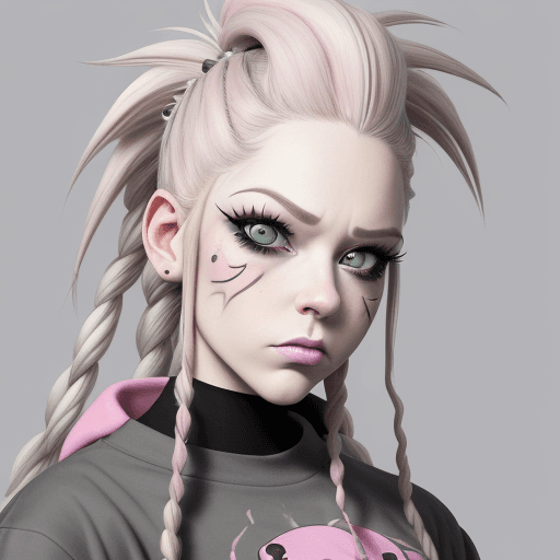 AI generated: ((masterpiece, art, drawing, painting, highly detailed, portrait) ), a cartoon character, by Mike Ju...