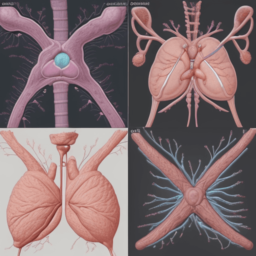 AI generated: Generate detailed and scientifically accurate images of the thymus and lymph nodes, highlighting the...