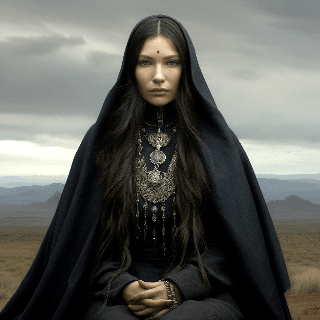 AI generated: The Trauco, by Edmund Blair Leighton, Brom, Charlie Bowater, faces by Tom Bagshaw, Sargent, Award - ...