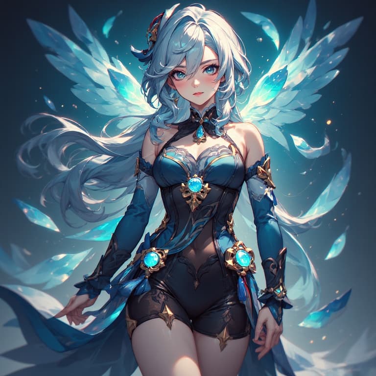 AI generated: Overall, it's an absolute wovens from Genshin Impact. waifu character portrait, 1girl, very high res...