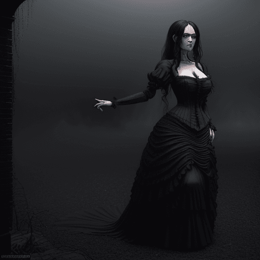 AI generated: Extreme full body , Octane hyper photorealistic 3D render an attractive time traveler emerging from ...