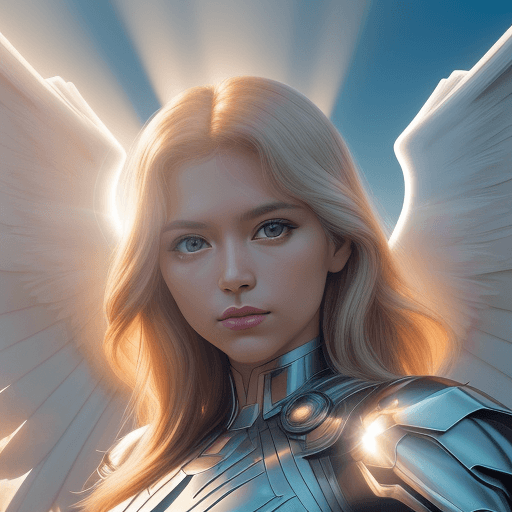 AI generated: Close up, sun rays, reflections, Marvel at the power of modern photography through this close-up por...