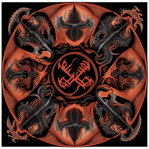 AI generated: Nine Dragons and Yeouiju
