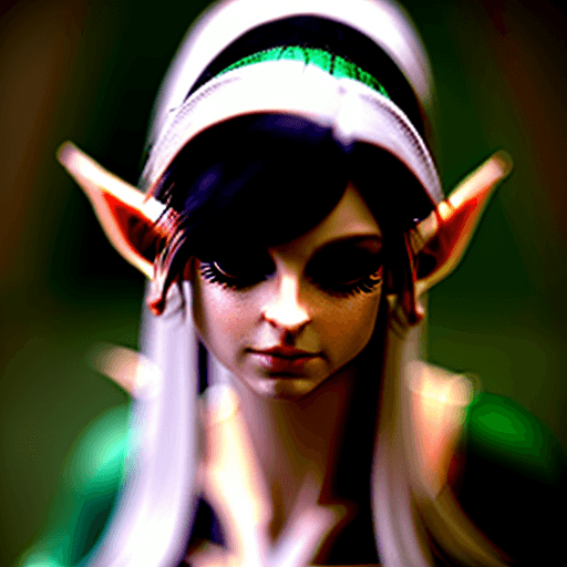 AI generated: photo of realistic beautiful elf 