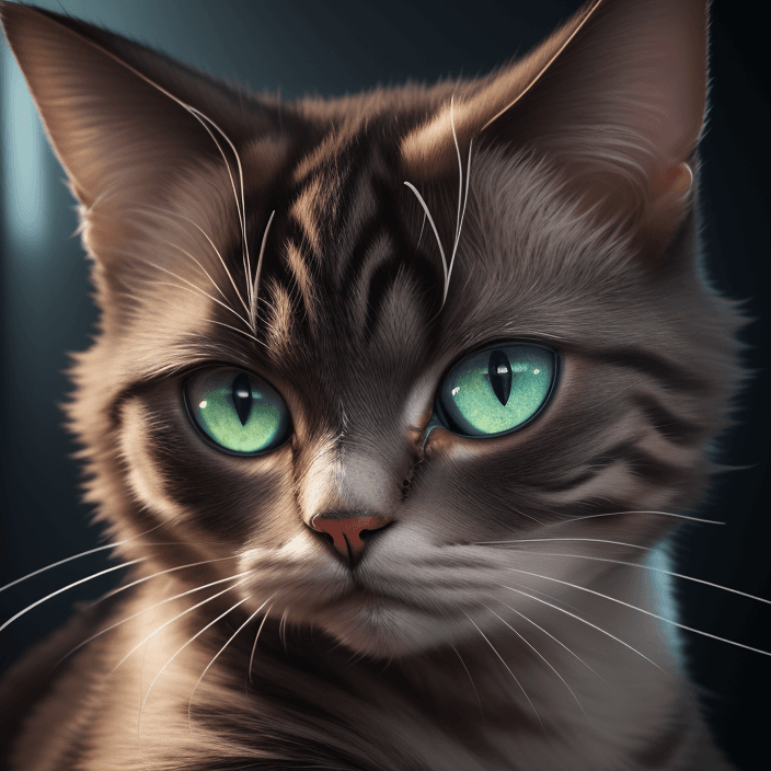 AI generated: masterpiece,cat,unreal engine, 8k, super detail, depth of field, studio lighting, detailed eyes,