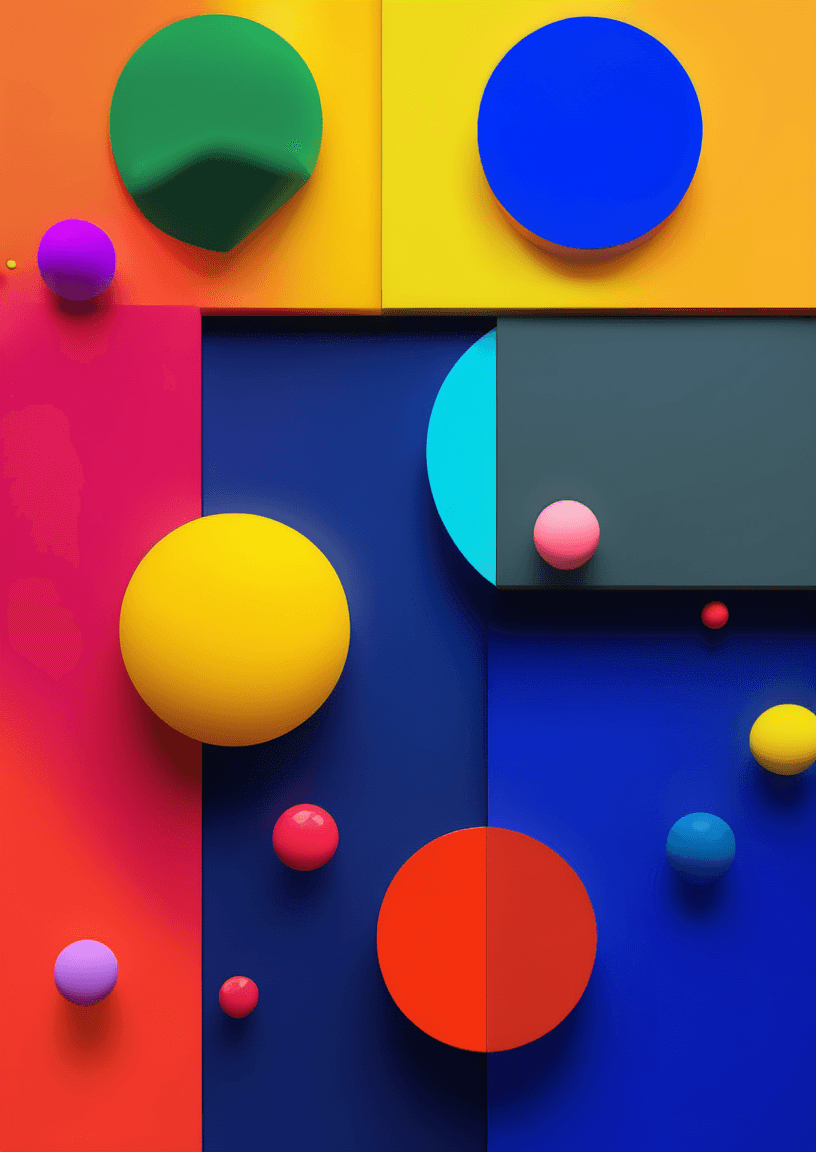 AI generated: A space of colors, UHD, digital art, 8k