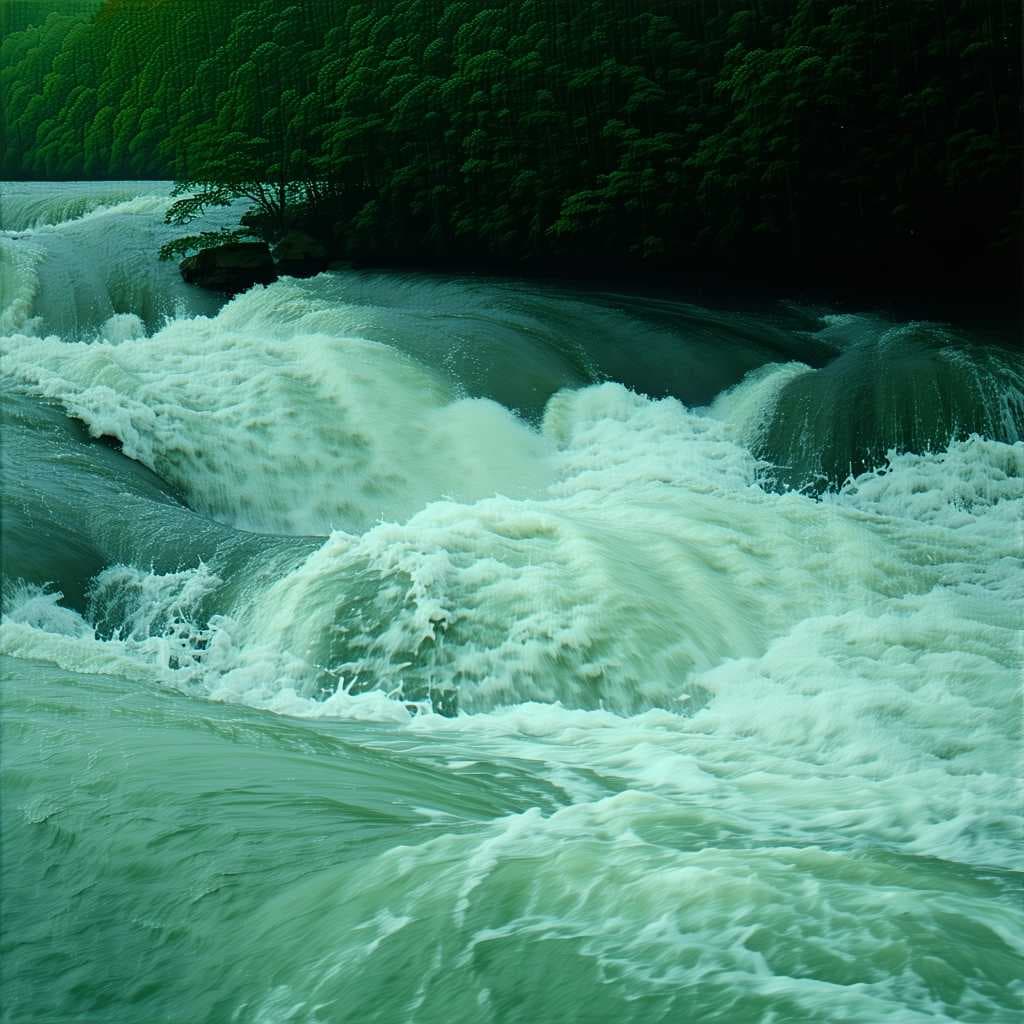 AI generated: insomnia upon river, tritone (pastel, dark pastel, pale green)