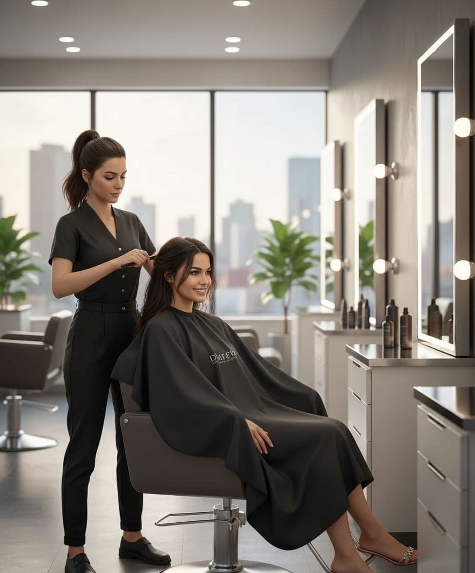 AI generated: at the salon