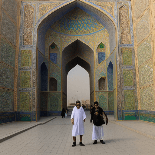 AI generated: trip to Iran