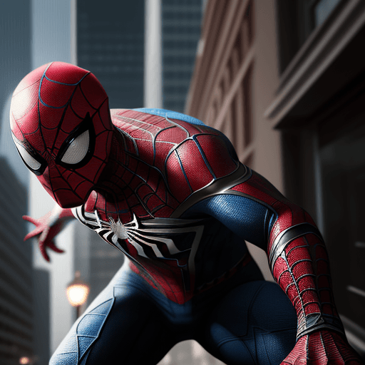 AI generated: ultra realistic spiderman, cinematic 4k, hyper realistic, extreme details, cinematic, high quality