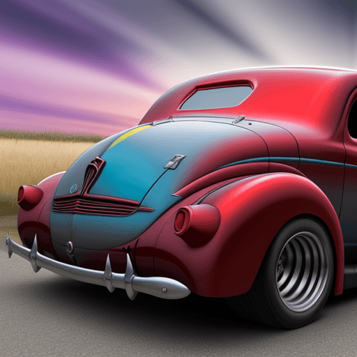 AI generated: 
hotrod 1940
