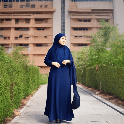 AI generated: Malaysian woman, 25 years old, wearing hijab, hot looking