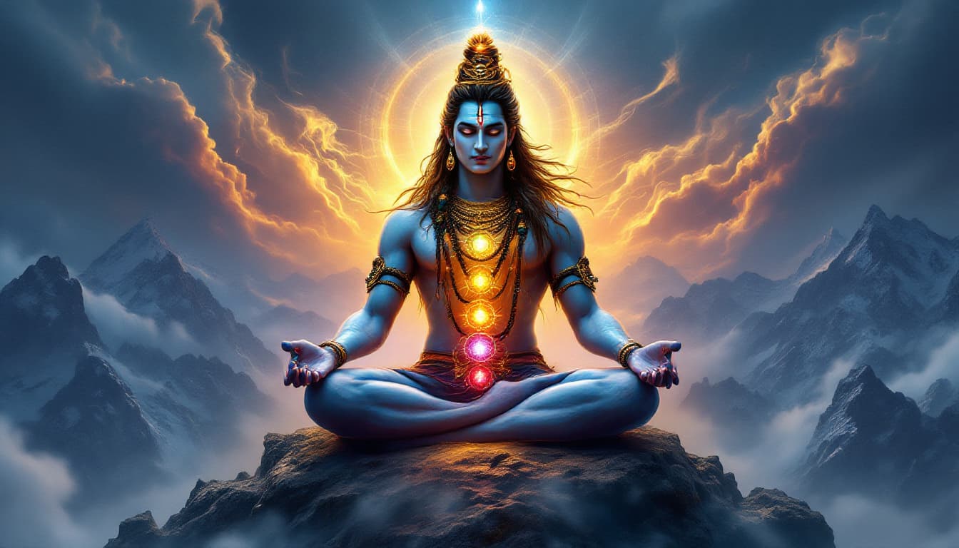 AI generated: "Generate an ultra-high-resolution, photorealistic image of Lord Shiva, the supreme Hindu deity, sea...