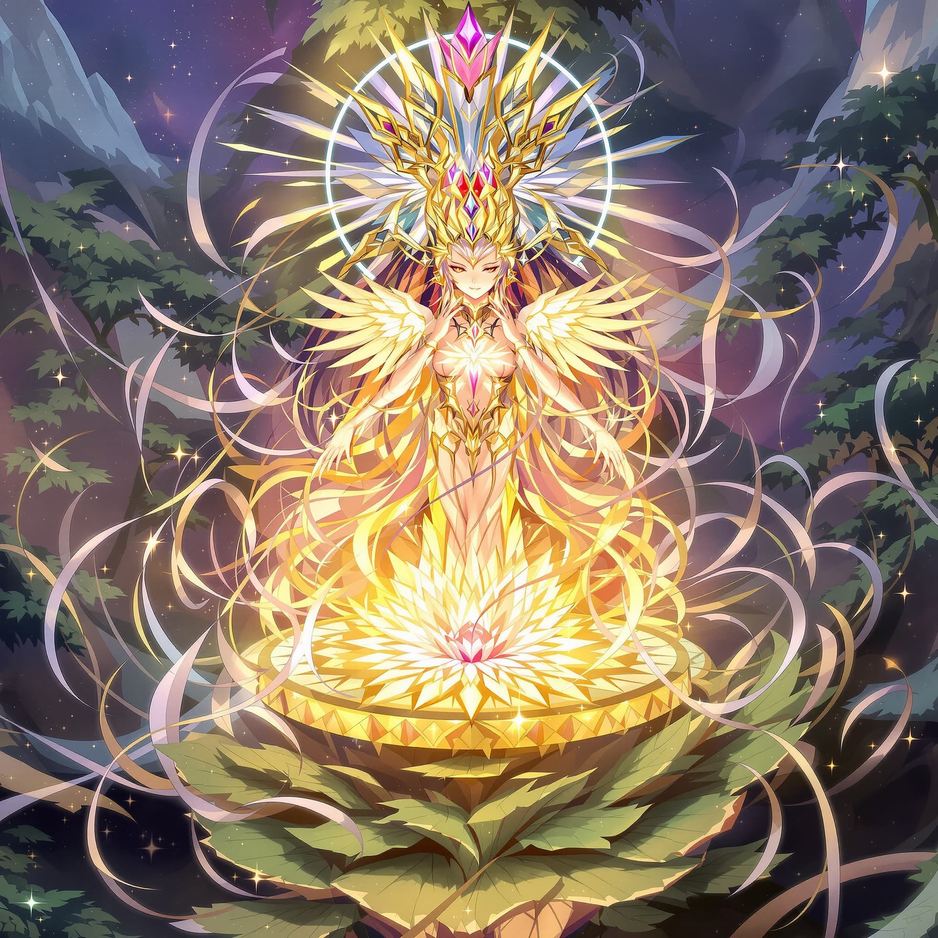 AI generated: Anime mahiro yuzuki the archanghel of love lapis succubus lapis orchidseed aisei tenshi love mary ak...