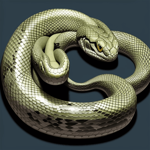 AI generated: snake