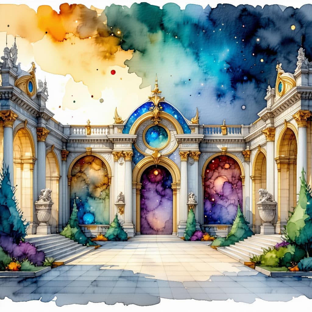 AI generated: Art museum magic style fantasy, Watercolor, trending on artstation, sharp focus, studio photo, intri...