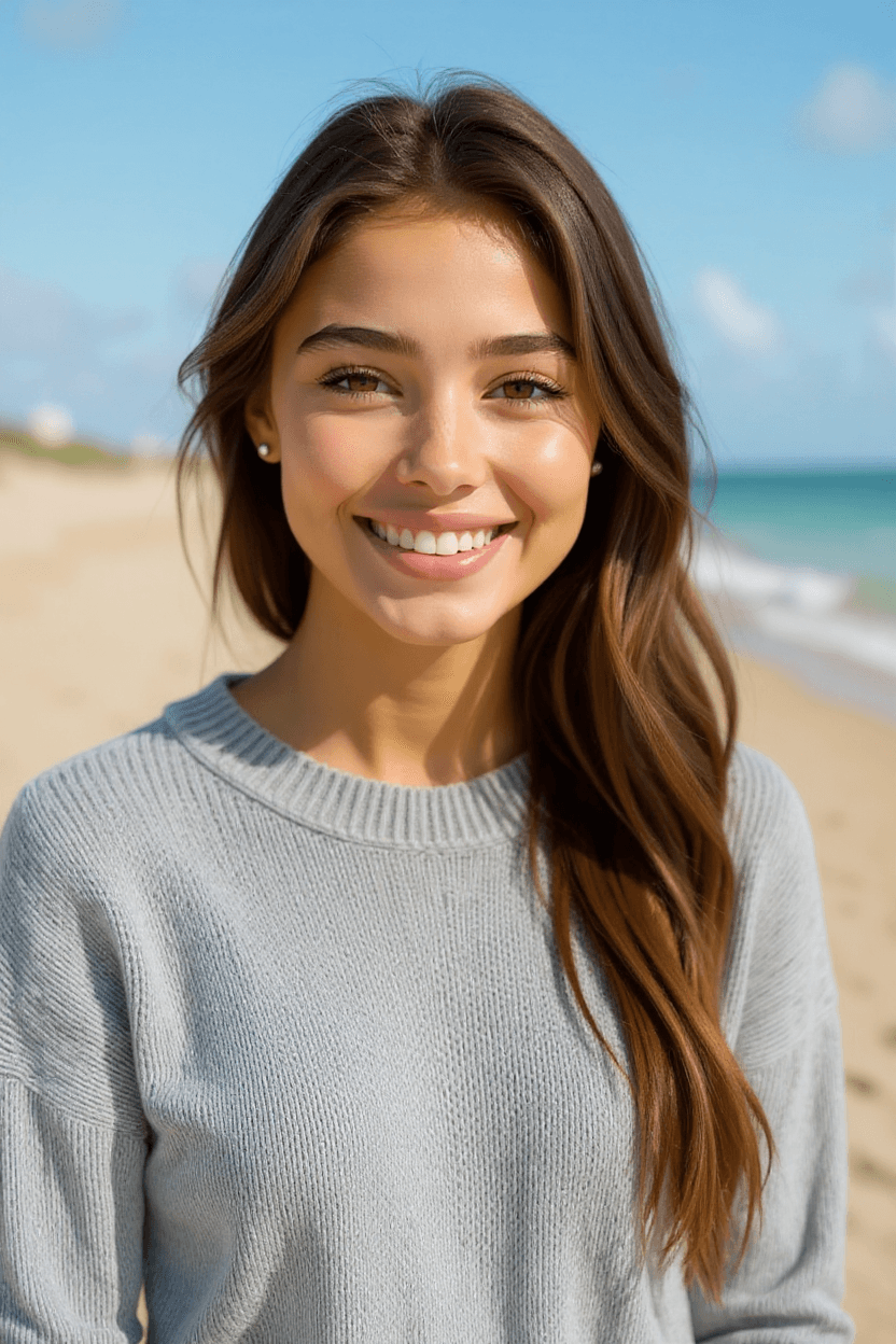 AI generated: Tannin on beach