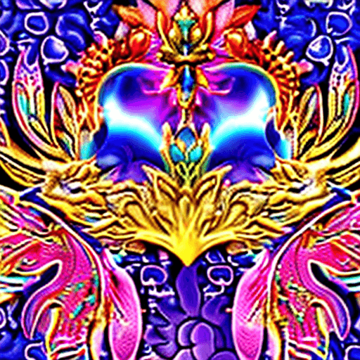 AI generated: cute pink and blue scaled dragon | Cute Icey Blue Eyes | Cute-fantasylike-creature | illuminescent l...