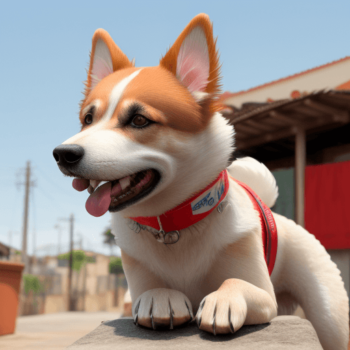 AI generated: perro enojado