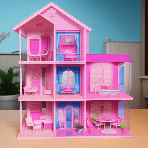 AI generated: Barbie Dream House