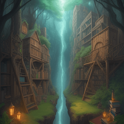 AI generated: create a new book adventure cover