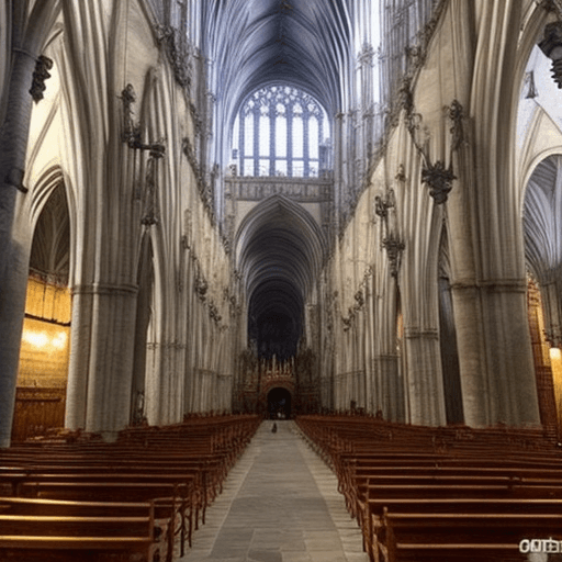 AI generated: Santiago de Compostela Catedral to Harry Potter style 
