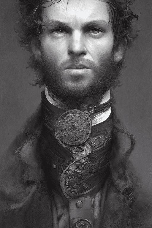 AI generated: intricate details, smooth skin, perfect portrait, portrait:1, photo:1, portrait of a rugged 19th cen...
