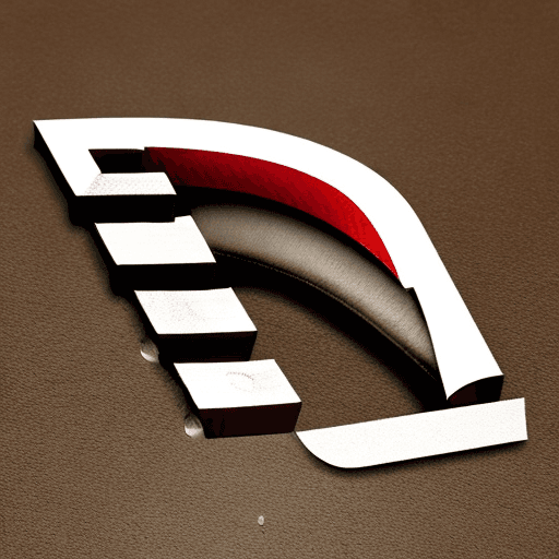 AI generated: modern logo focused portrait of the letter "E"