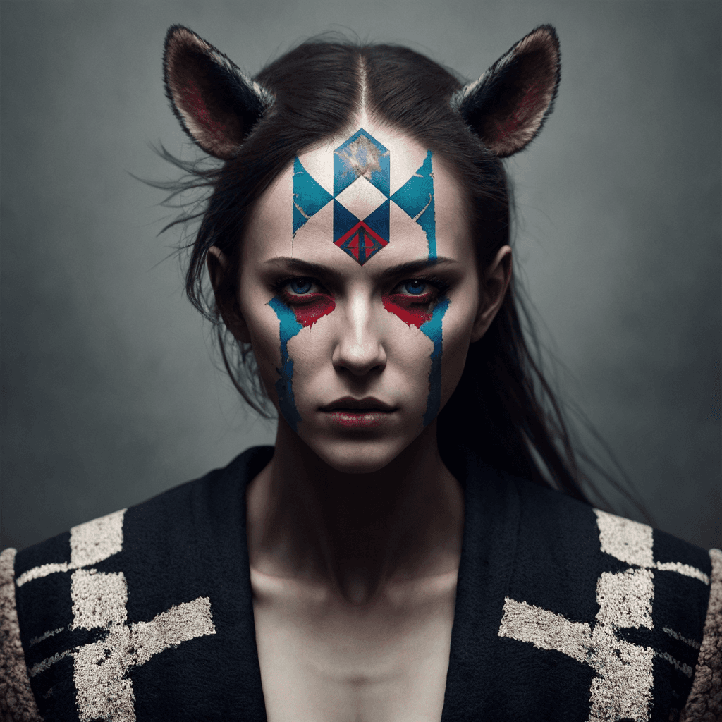 AI generated: ((by_Anka_Zhuravleva:0.5),(by_Darek_Zabrocki:0.5),(by_Paolo_Roversi:0.5),(by_Alessio_Albi:0.5)), a p...