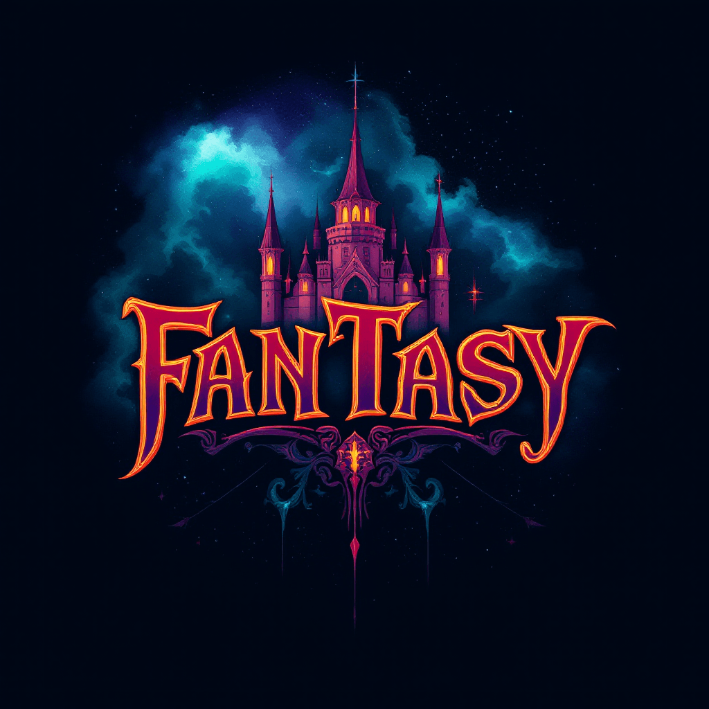AI generated: FANTASY Logo with font "FANTASIAWALLPAPER"
