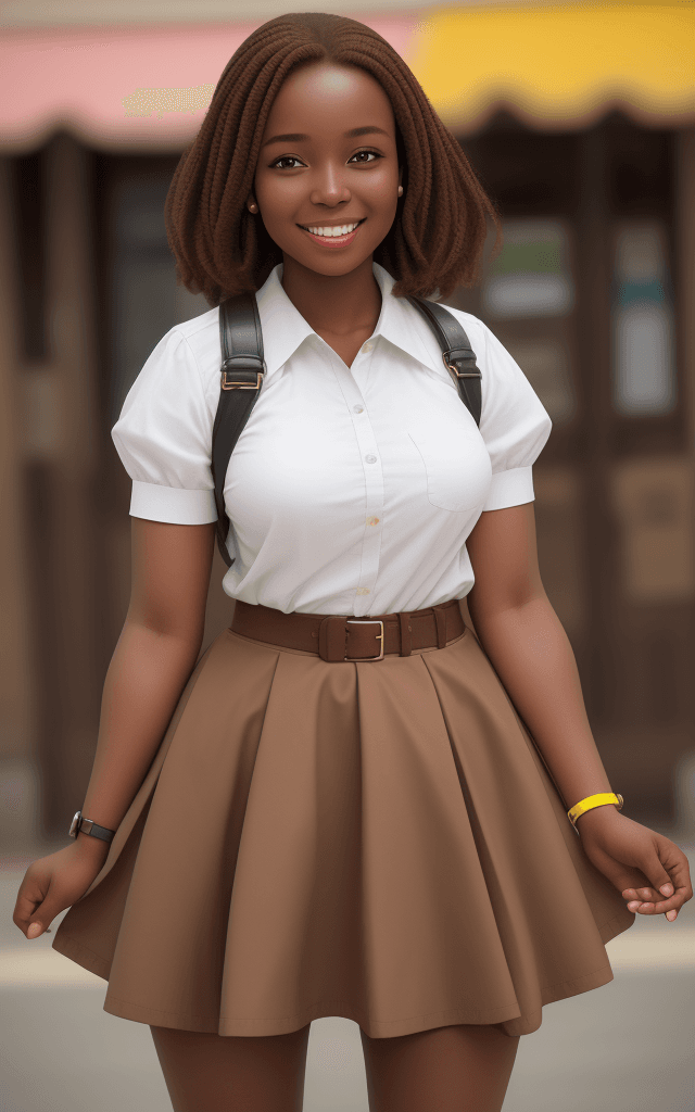 AI generated: high quality, wearing diaper, abena m4, woman, detailed face, brown hair, smiling, armband, in publi...